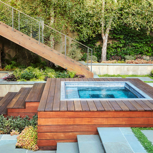 Piscina de inmersión cuadrada redonda ovalada para exteriores, pequeña piscina de lujo de fibra de vidrio sobre el suelo para Hotel - Product Image 1