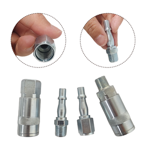 ข้อต่อท่อแบบเสียบเร็ว UK Series - 1/4 BSP ตัวผู้ แบบยุโรป สำหรับระบบนิวเมติกส์ ขนาดนิ้ว - Product Image 5