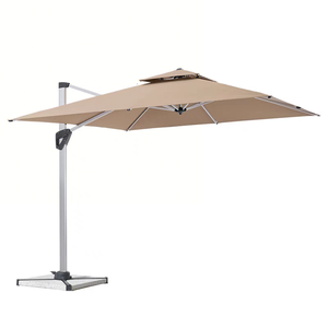 <span class=keywords><strong>Tente</strong></span> cantilever moderne en aluminium 3x3 grande <span class=keywords><strong>pour</strong></span> 5 à 8 personnes, idéale <span class=keywords><strong>pour</strong></span> patio, jardin, cour, parc, hôtels, plages, avec éclairage <span class=keywords><strong>solaire</strong></span> LED - Product Image 4