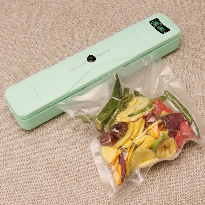 240V 110V Household Food Packaging Machine Film Vacuum Sealer Hand Held Packing Sealing Machine Plastic 10 Pcs Vacuum Bags 120W