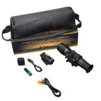 Teleskop Monokuler Penglihatan Malam Digital HONDIGI 11X dengan Lensa 50mm Jangkauan 200-400m WiFi untuk Pengamatan Satwa Liar di Luar Ruangan