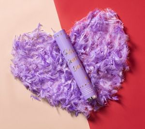 Hochzeits-Konfettikanone Weiß Blau Rot Federkanone <span class=keywords><strong>Party</strong></span>-Popper für Hochzeitsfeiern Jubiläum Geburtstag - Product Image 6