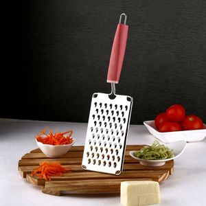 Anax Stainless Steel Manual <b>Vegetable</b> Grater Garlic Crusher Cheese <b>Shredder</b> Plastic Handle for Salad Kitchen Prep Sustainable - Product Image 1