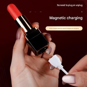 เครื่องนวดกระสุนสั่น 10 ระดับความถี่สำหรับผู้หญิง พร้อมการชาร์จผ่าน USB และฐานแม่เหล็กสำหรับของเล่นทางเพศผู้ชาย - Product Image 2