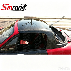Toit rigide en fibre de carbone FRP style OE avec vitre pour <span class=keywords><strong>MX</strong></span>-<span class=keywords><strong>5</strong></span> Miata MK1 MK2 <span class=keywords><strong>NA</strong></span> NB 1989-2005, accessoires de tuning extérieur - Product Image 2