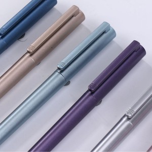 Venta Directa de Fábrica, Bolígrafos Rotatorios de 0.5mm, Impresión de Logotipo, Regalos Publicitarios, Bolígrafos Metálicos para Firmas, Múltiples Colores, Tinta Negra - Product Image 4