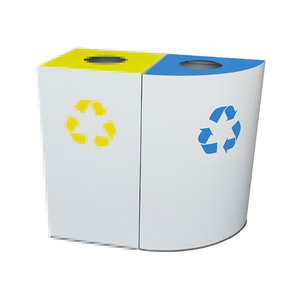 Pattumiera a Mezzaluna Blu per Riciclaggio 35 L - Product Image 1