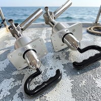 Support de canne à pêche Seehoo 38 mm en aluminium robuste, résistant à la corrosion et étanche, pour bateau
