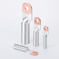 Connecteurs de fils et de câbles série DTL Accessoires de transformateur bimétallique en cuivre-aluminium Cosses de câbles marins Bornes pressées à froid