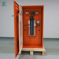 Tableau de distribution électrique triphasé 150A IP54, armoire de distribution d'énergie pour alimentation temporaire de chantier