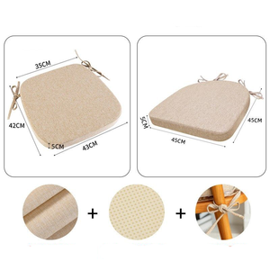 Hot bán Nhà máy cung cấp ban đầu Bộ nhớ bọt chống nước vải Bìa ghế tùy chỉnh ngoài trời Ghế đệm - Product Image 5