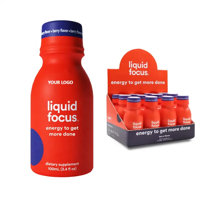 Liquid Focus Nootropic intelligenter Drink mit starkem Energiegetränk