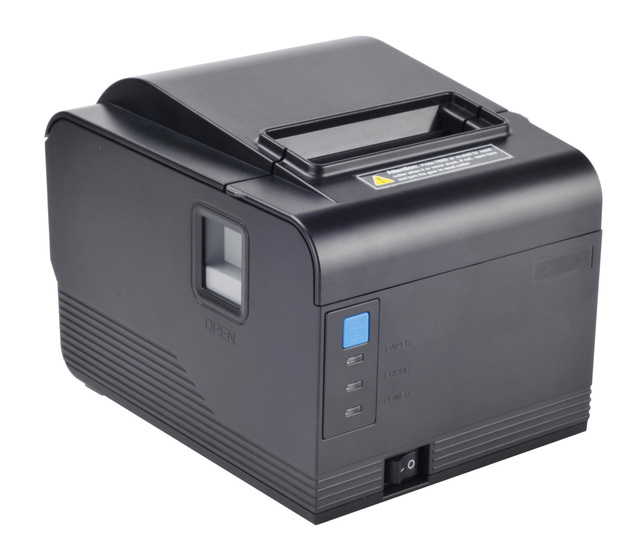 POS Printer Auto Cutting 80mm Thermal Printer With LAN USB Serial Port