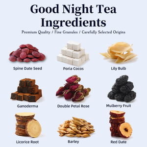 Thé Herbal Bonne Nuit <span class=keywords><strong>pour</strong></span> le Sommeil 5g x 20 Sachets de Thé Mélangé Sans Caféine Soulagement du Stress Sommeil Profond Thé Santé Premium Portable - Product Image 3
