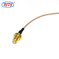 Kabel antena router WiFi pabrik, konektor SMA male ke SMA female jack bulkhead, kabel pigtail RG316, kabel ekstensi patch lead