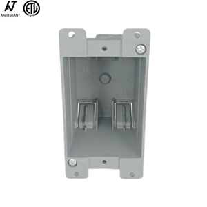 Caja de Conexiones Eléctrica Gris de Una Vía, No Metálica, Certificada ETL, <span class=keywords><strong>para</strong></span> Interruptor - Product Image 2