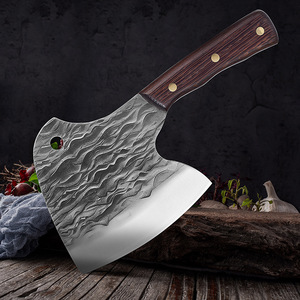 <span class=keywords><strong>Cuchillo</strong></span> de Carnicero para Cortar <span class=keywords><strong>Carne</strong></span>, Hacha de Carnicero Hecha a Mano de Alta Resistencia para Cocina, Barbacoa al Aire Libre - Product Image 1