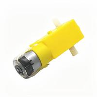 Moteur de décélération intelligent à double axe jaune pour voiture, DC3V-12V, couple de 800gf, 26g, composants électroniques pour la robotique