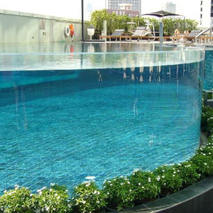 Trên mặt đất Acrylic hồ bơi tùy chỉnh Acrylic vô cực hồ bơi ngoài trời - Product Image 1