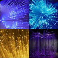 Nouveau kit de plafonniers étoiles à fibre optique 16W Twinkle RGBW Smart APP Sound Control LED Engine for Car Starry Sky Fiber Optic Light