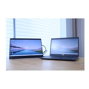 18.5 Inch Portable <strong>Monitor</strong> 18.5 Inch HDR 1080P FHD IPS USB Type-C Computer Game <strong>Monitor</strong>, Eye Care External <strong>with</strong> Dual Screen - Product Image 6