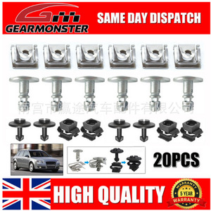 Clips y tornillos de montaje para coche Winning Journey, 20 piezas, para reparación bajo el capó de Volkswagen Audi A4 A6 A8TT - Product Image 5