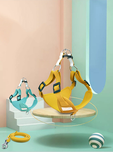 Produsen Grosir Kain Suede Reflektif Tali Kekang Anjing Murah dengan Satu Set Tali - Product Image 6