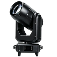 Projecteur à tête mobile étanche 200W RGBW/Blanc Chaud à faisceau laser, indice IP65, angle de faisceau 0,5°, contrôle DMX512/activation sonore 24000