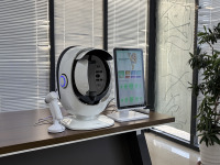 Analyseur de peau AI K57 Plus, scanner facial à 270 degrés avec sonde microscopique, appareil d'analyse de la peau pour centre esthétique et spa