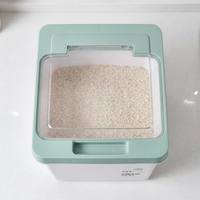 Contenitore per Riso in Plastica PP con Coperchio a Scatto, Ermetico, Anti-Insetti, Trasparente, Grande Capacità, per Uso Quotidiano in Cucina, Vendita all'Ingrosso