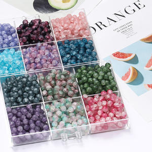 New Ice Burst 10mm Handmade Glass <b>Beads</b> DIY Jewelry Making <b>Bracelet</b> Accessories Wholesale - Product Image 4