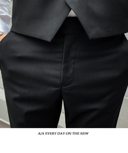 <span class=keywords><strong>Abito</strong></span> M-4XL da <span class=keywords><strong>uomo</strong></span> primavera e autunno in versione coreana completo <span class=keywords><strong>Slim</strong></span> <span class=keywords><strong>Fit</strong></span> professionale tre pezzi vestito da sposa da <span class=keywords><strong>uomo</strong></span> migliore - Product Image 6