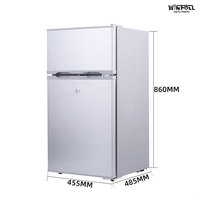 Réfrigérateur et congélateur solaire DC 12/24V 55W PERC, capacité 88L, glacière portable pour voiture