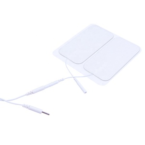 Uso domestico cuscinetti TENS Per terapia fisica elettrodi EMS con filo a treccia 2 pezzi Per confezione cuscinetti Per elettrodi in Gel conduttivo Non tessuto - Product Image 5