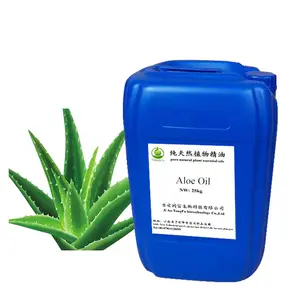 Fabrika ucuz fiyat taşıyıcı yağ vücut masajı cilt bakımı Aloe Vera yağı Aloe yağı