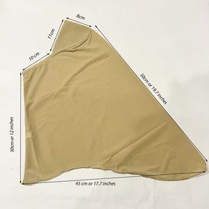 Hiyab de Algodón de Color Sólido y Transpirable <span class=keywords><strong>para</strong></span> <span class=keywords><strong>Niñas</strong></span> Pequeñas, Fácil de Usar, Estilo Slip-On, Lindos Pañuelos Islámicos, Chales Tradicionales - Product Image 2