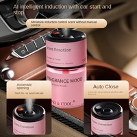 Diffuseur de parfum automobile avancé en verre avec pulvérisation automatique, mode de fonctionnement 24h, ornement électrique parfumé, parfum longue durée, purificateur d'air