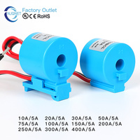 Transformador de Corriente Impermeable CT BH-18BCL AC 10A 20A 30A 5A 50 5 100/5 200A Sensor de Corriente de Riel DIN Clase 0.2