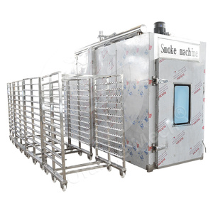 Four de <span class=keywords><strong>fumage</strong></span> automatique industriel et commercial pour viande de poisson et saucisses - Prix - Product Image 3