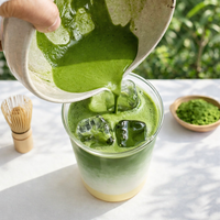Poudre de Matcha biologique certifiée USDA, qualité cérémonielle, marque privée, 100% naturelle, pure poudre de thé vert