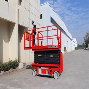 Plataforma de tijera Elevador de interior Mini tijera Elevador de plataforma hidráulica con estabilizadores - Product Image 2