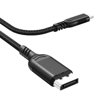 Câble adaptateur USB-C mâle vers DP1.4 8K 4K 60Hz en nylon tressé durable de 1,5 m et 1,8 m, personnalisable en gros
