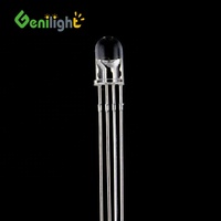 Diode LED Genilight F5 ultra-lumineuse à 4 broches, à montage traversant, en tailles 3mm/5mm/8mm/10mm, tension inverse maximale 5V, pour signalisation routière, -40-60°C