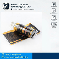Étiquettes adhésives en vinyle PVC imperméables YSB, impression de logo personnalisée pour l'emballage alimentaire, le verre et les bouteilles
