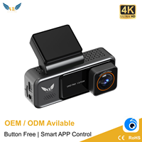 Caméra embarquée VIEVGUARB T10E double objectif vision nocturne capteur G moniteur de stationnement enregistrement en boucle contrôle par application 4K 2K WiFi