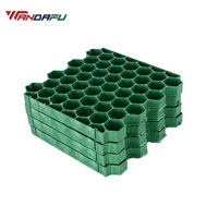 Système de grille de pavage perméable moderne en HDPE WDF de 48 mm pour allée de gravier, stabilisateur de sol pour stationnement, renforcement, plantation d'herbe