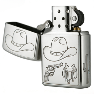 Briquet coupe-vent usiné CNC de haute qualité, accessoires pour cigares OEM, idéal pour cadeau d'affaires - Product Image 2