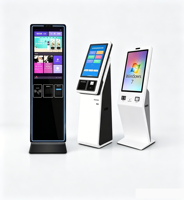 Terminal de libre-service vertical Yingtouch 32 pouces avec écran tactile capacitif, intégration SDK et reconnaissance faciale pour administrations et banques