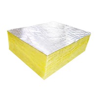 Panel de Fibra de Vidrio con Revestimiento de Lámina de Aluminio y Aislamiento Acústico Térmico de Lana de Vidrio para Construcción, Aislamiento de Conductos de Aire