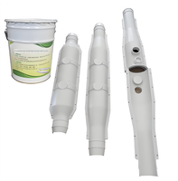 Accessoires de câblage Shuolin, boîte de jonction intermédiaire anti-explosion 10KV, matériau en plastique renforcé de fibre de verre contenant de la colle